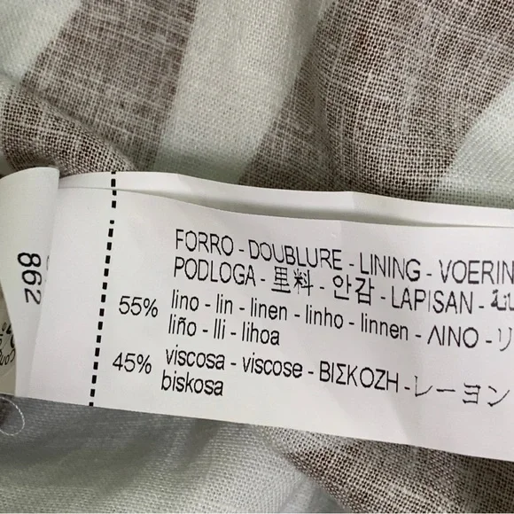 NWT Zara Tropical Print Mini Dress Linen Blend Sundress - Picture 13 of 13